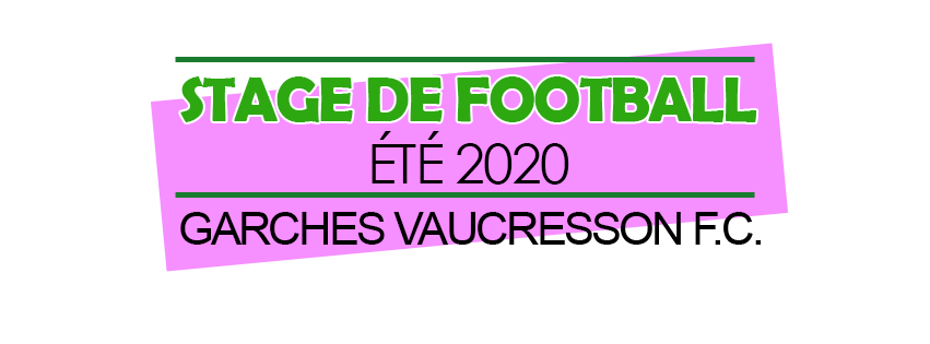 Stage été 2020